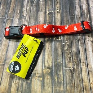 5for$10 Native Pup Red Snowman Christmas Dog Collar Dog Collars Dog Accessories